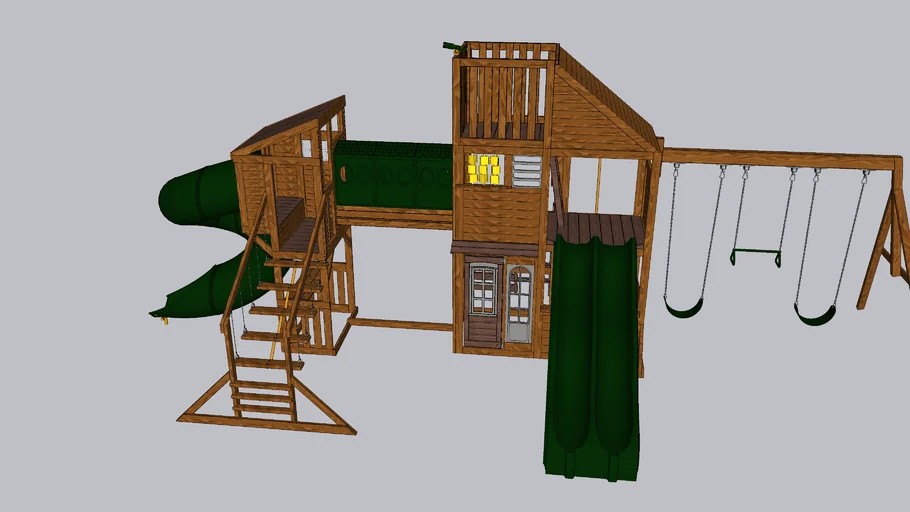 MONKEY BAR ODYSEEY JUEGO INFANTIL PARA PARQUE TOBOGAN Y COLUMPIOS