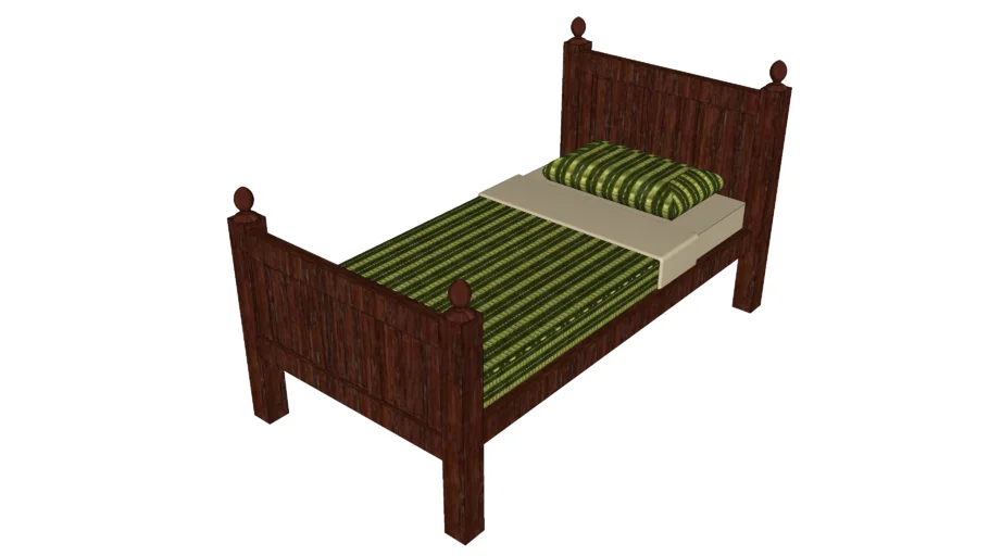 Gothic Twin Bed