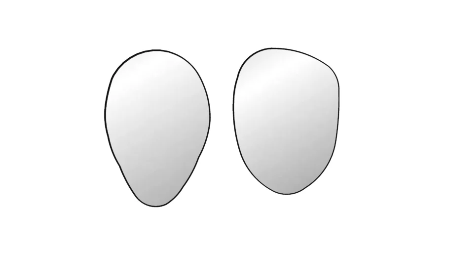 Irregular Shaped Mirrors  ZARA