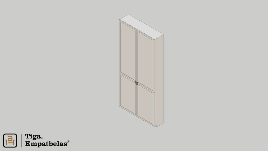 Tiga.empatbelas - Closed Wall Cabinet