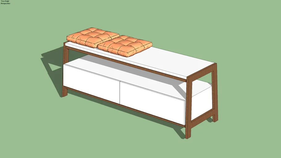 Win Rack TokStok  Futon / Banco com Futon