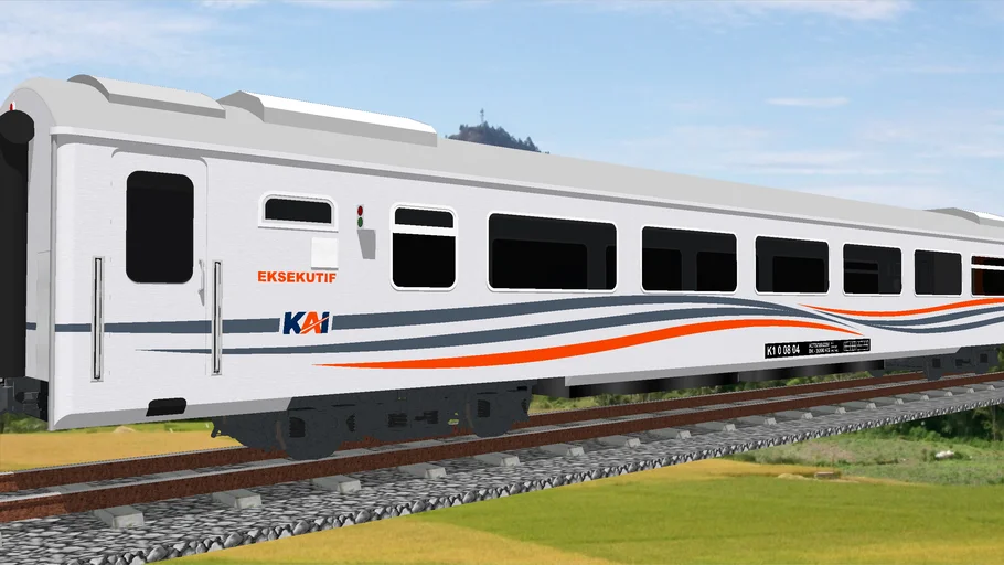 Kereta Eksekutif Mild Steel Kaca Lebar (New Livery) (K1)