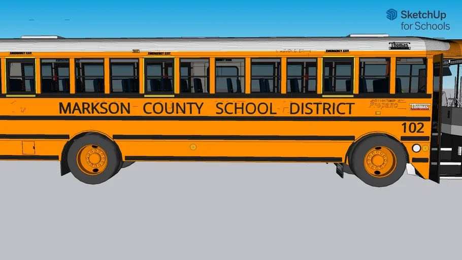 2006 Thomas SAF-T-LINER HDX Bus 102