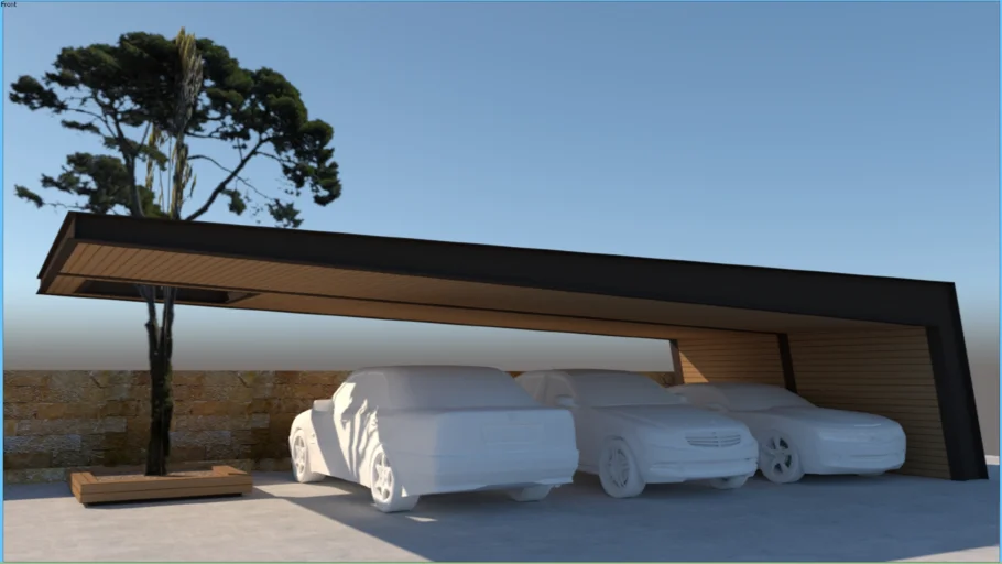 Car Parking shed - Cantilever A