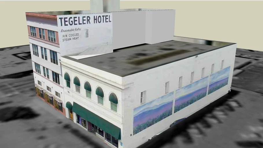The Tegeler Hotel and Hayden Building, Bakersfield, CA