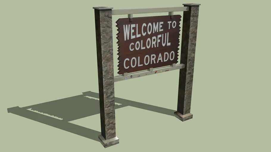 Welcome Sign Colorado