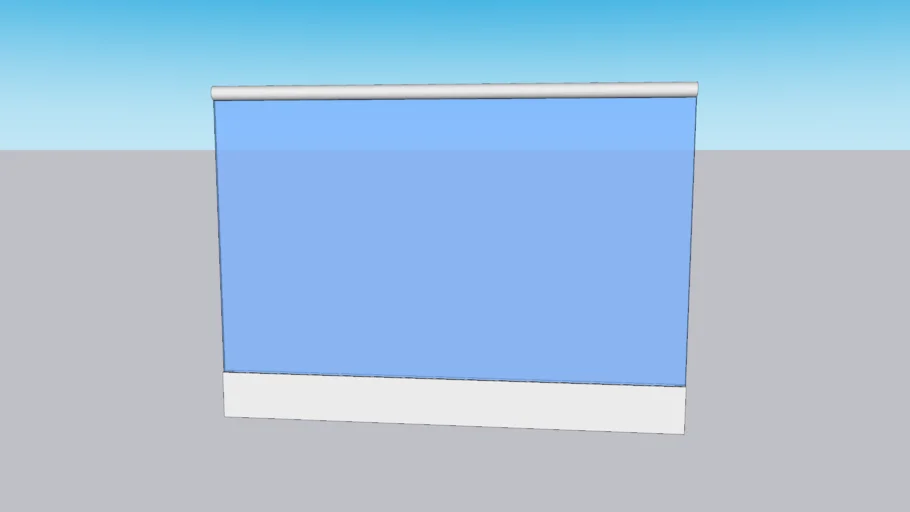 Single Glass Railing