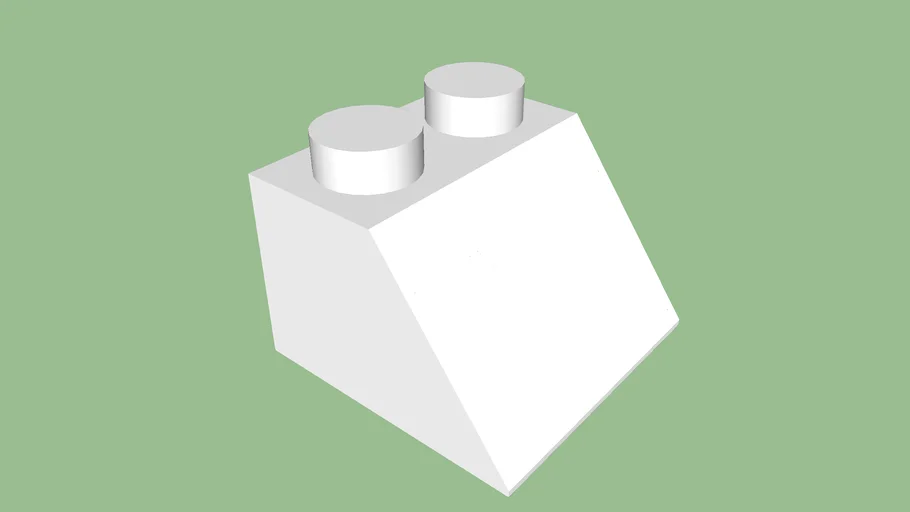 Lego Brick 1x2 slanted