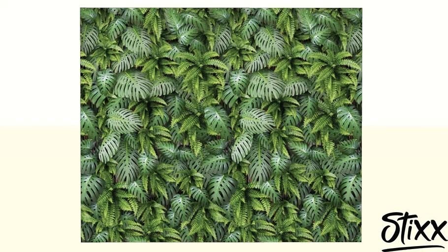 Papel de Parede jardim tropical