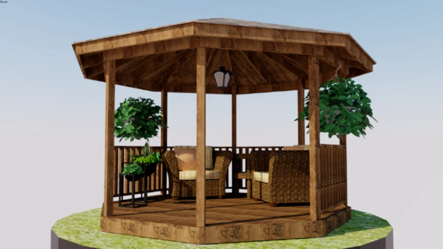 Wooden Gazebo