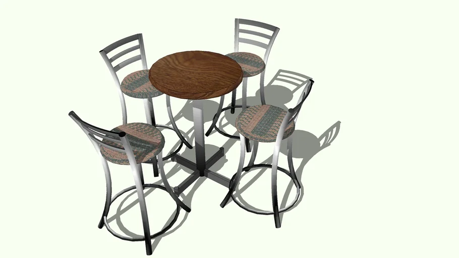 Minimalist dining set.