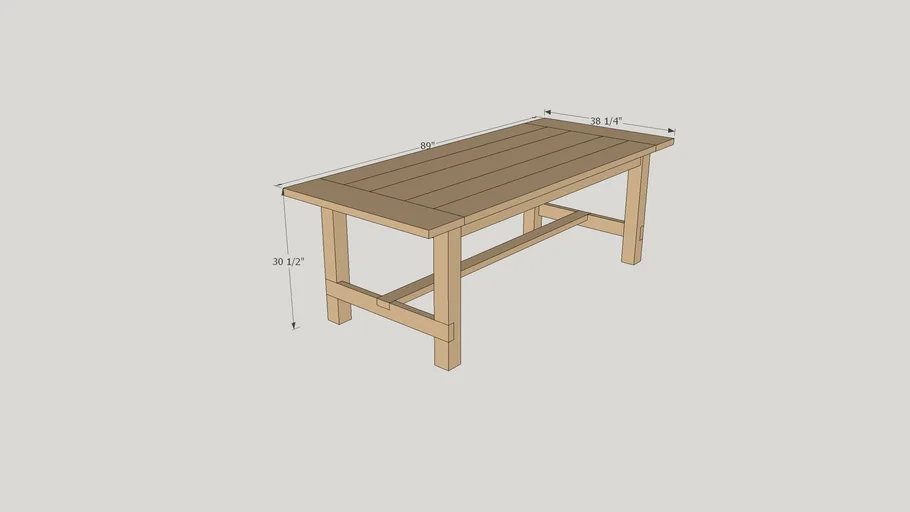 Farmhouse Dining Table
