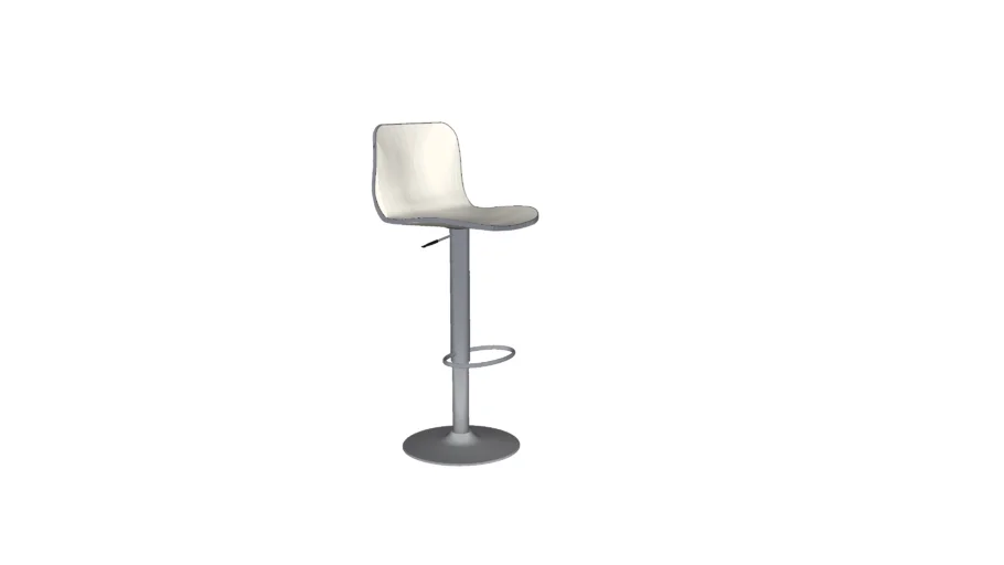 77692 Bar Stool Dimensionale White (Barhocker Dimensionale White)