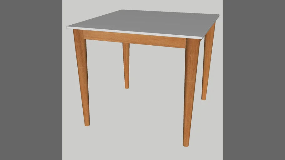Mesa de Jantar 4 Lugares Madeira Maciça