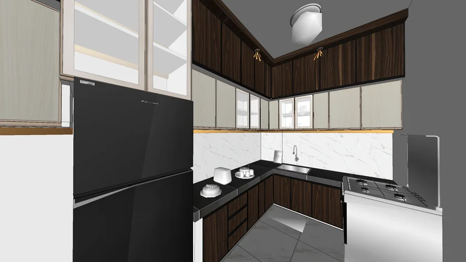 Custom Kitchen Set - Enscape Ready