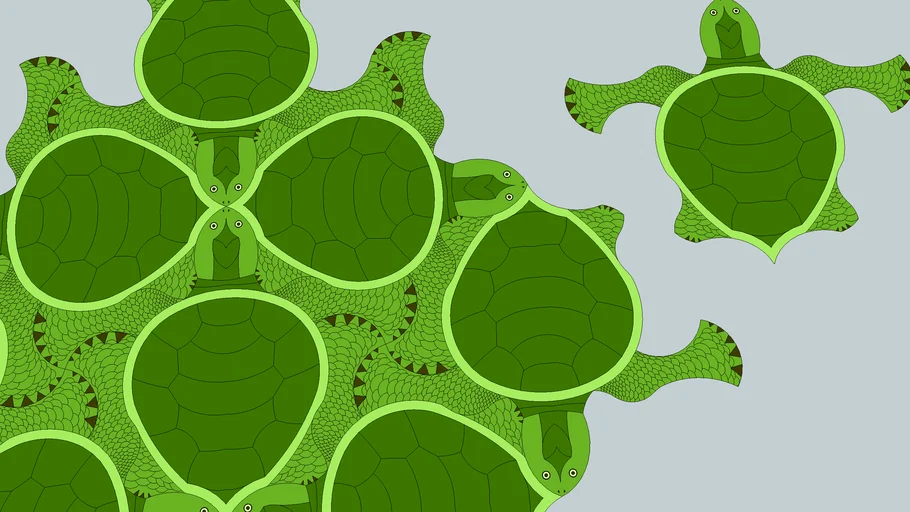 Escher Turtles