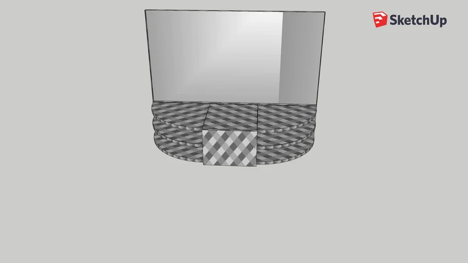 dressing table with big mirror