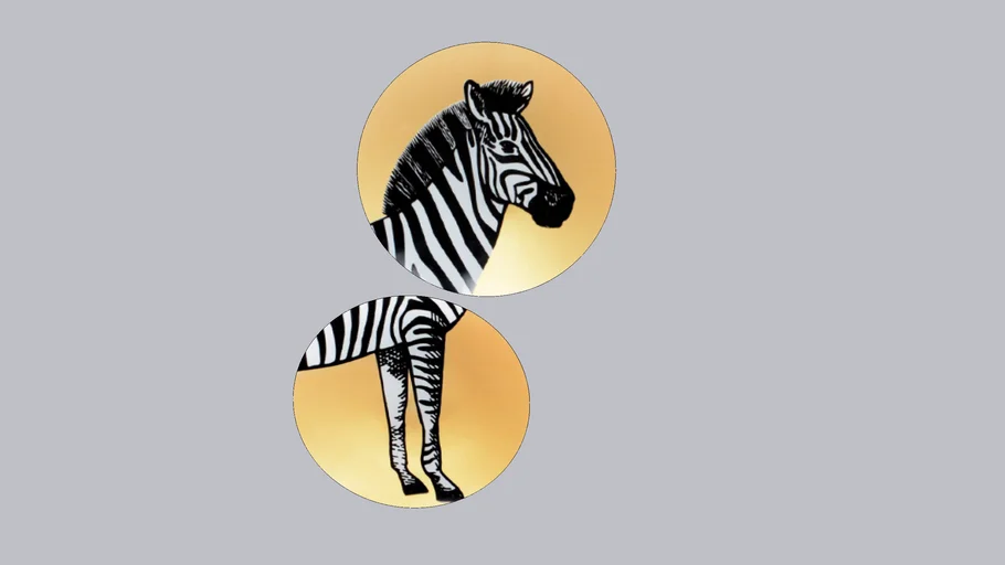 PRATOS ZEBRA - ARTEX