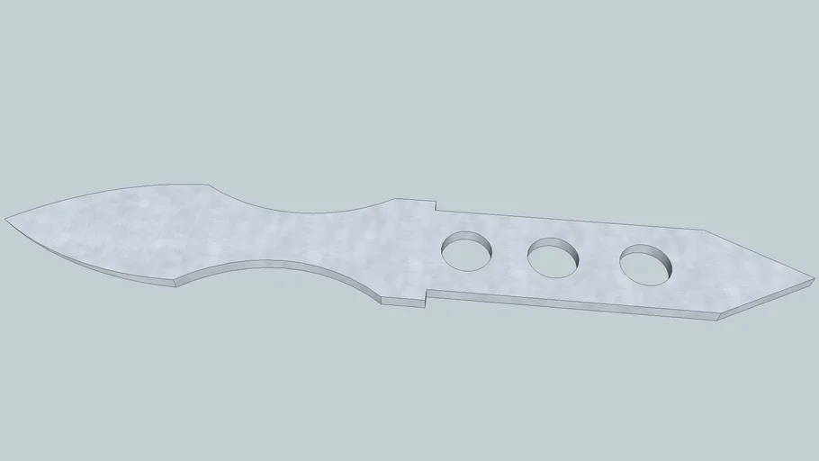 Throwing Knife | 3D Warehouse