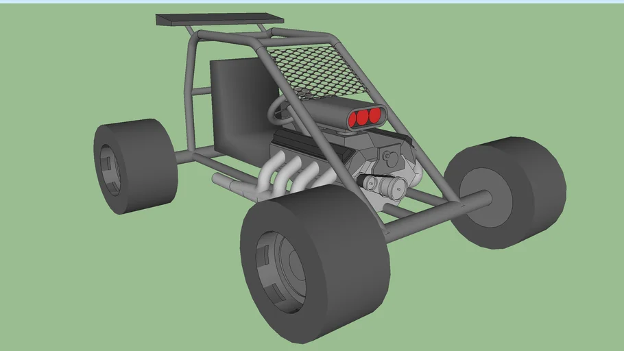 v8 go kart