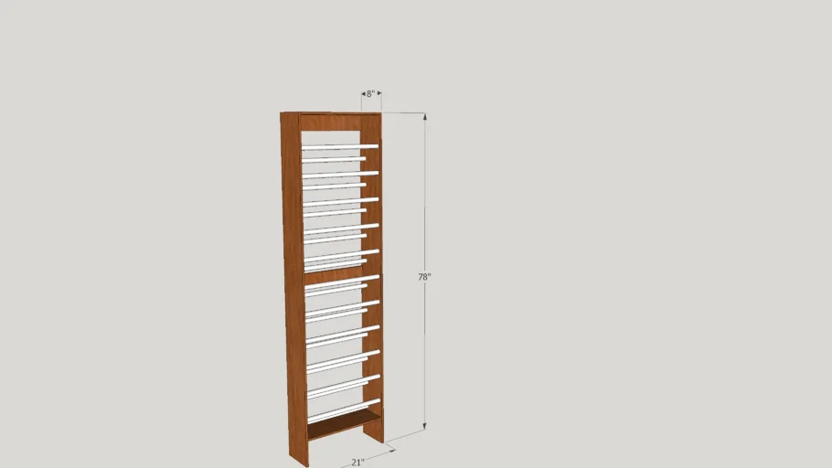 Tall Narrow Shoe Rack