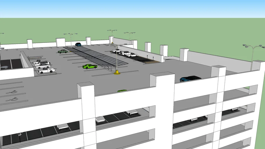 MULTISOTRY CAR PARKING WİTH SUPERMARKT