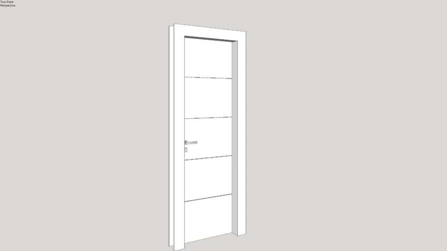 puerta interior blanca