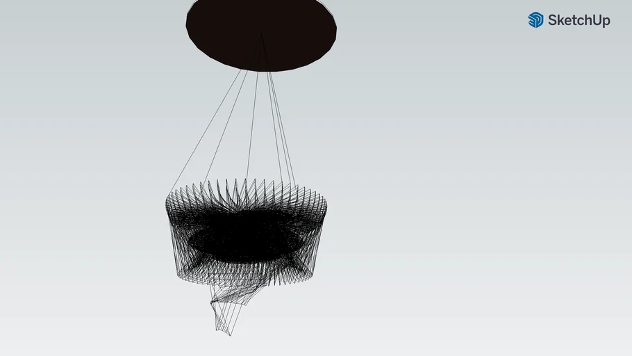 Wire Chandelier