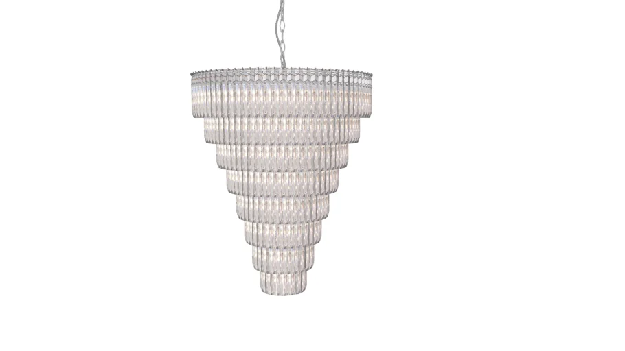 KARE 37947 Pendant Lamp Bergkristall 13-lite (Haengeleuchte Bergkristall 13er) 