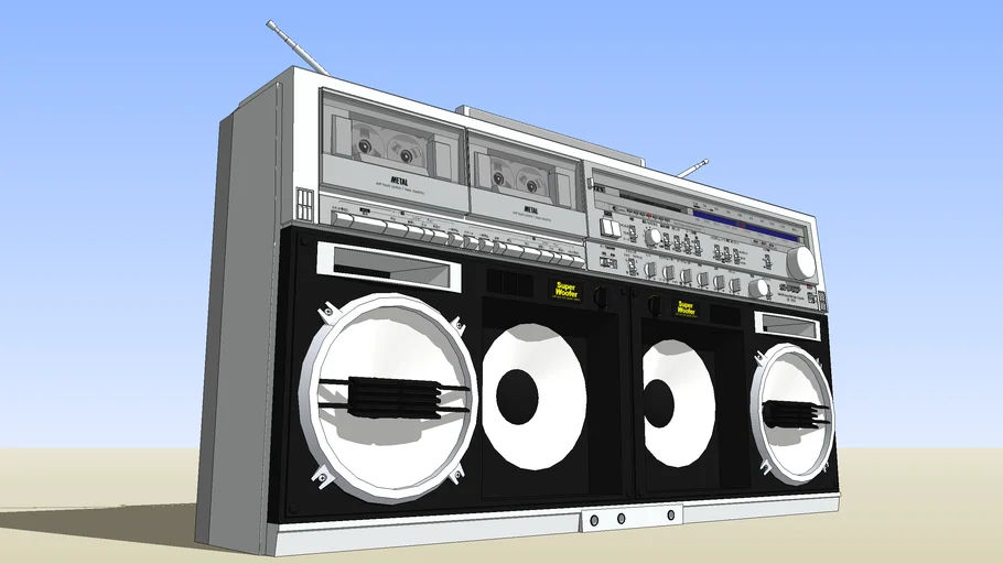 SHARP GF-909 シャープ SHARP GF-909 The Searcher-W White corn シャープ | Boombox Japan