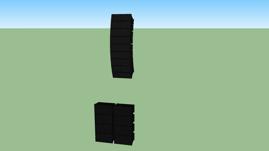 EV XLC Line Array w Sub Stacks UPDATED