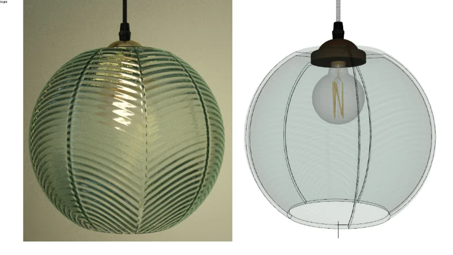 lampa Adar Bloomingville / Vidro Klimt