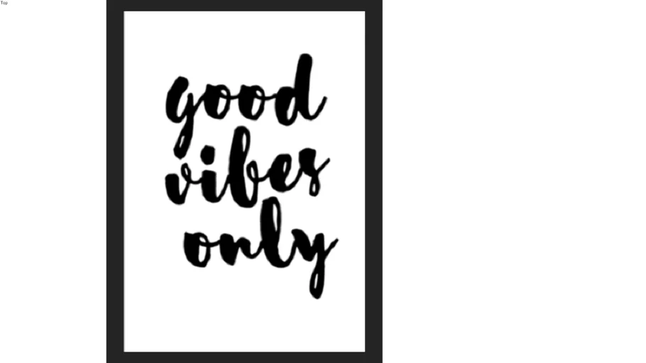POSTER GOOD VIBES ONLY