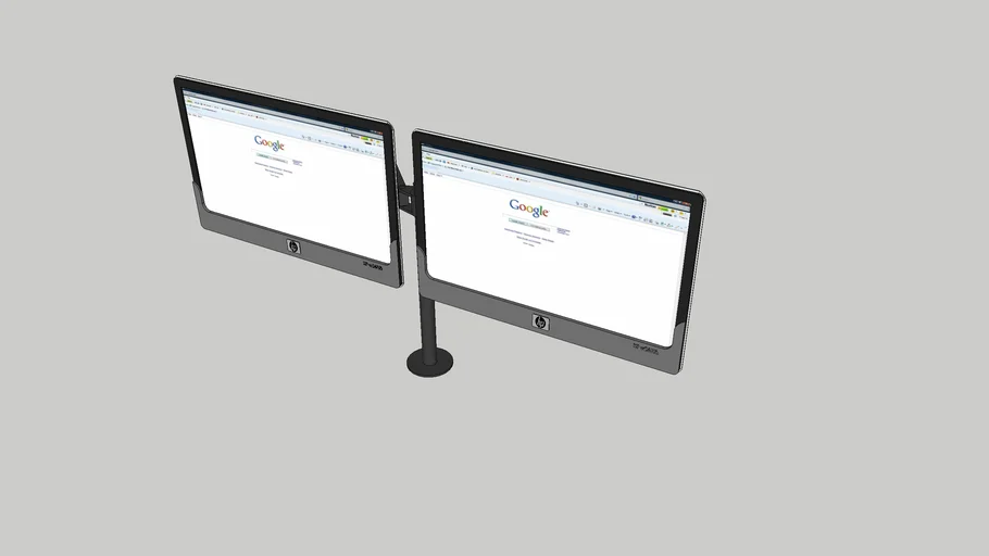 Computer Monitor (Dual) Stand
