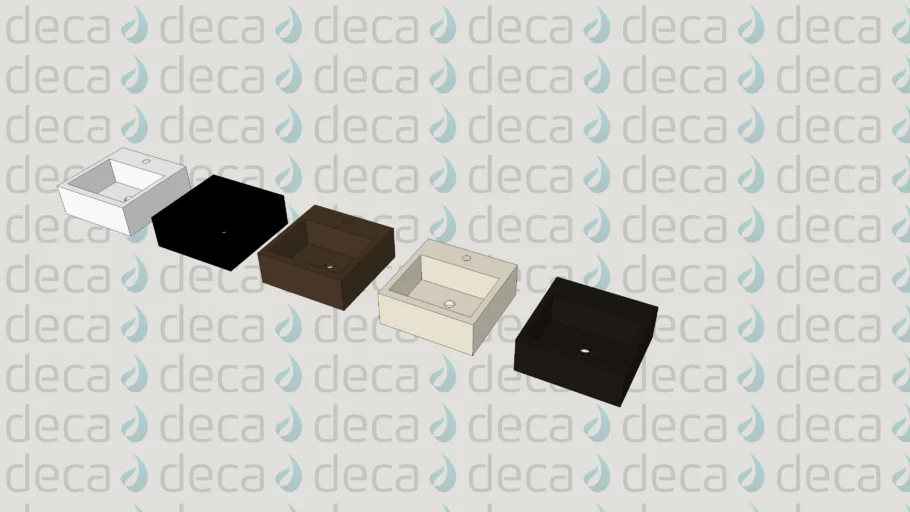 Deca Cuba de Apoio Quadrada - L.73 - Mesa