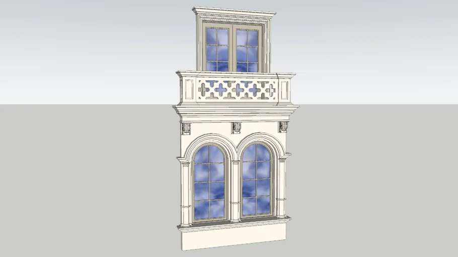 Cast Stone Balcony Assembly