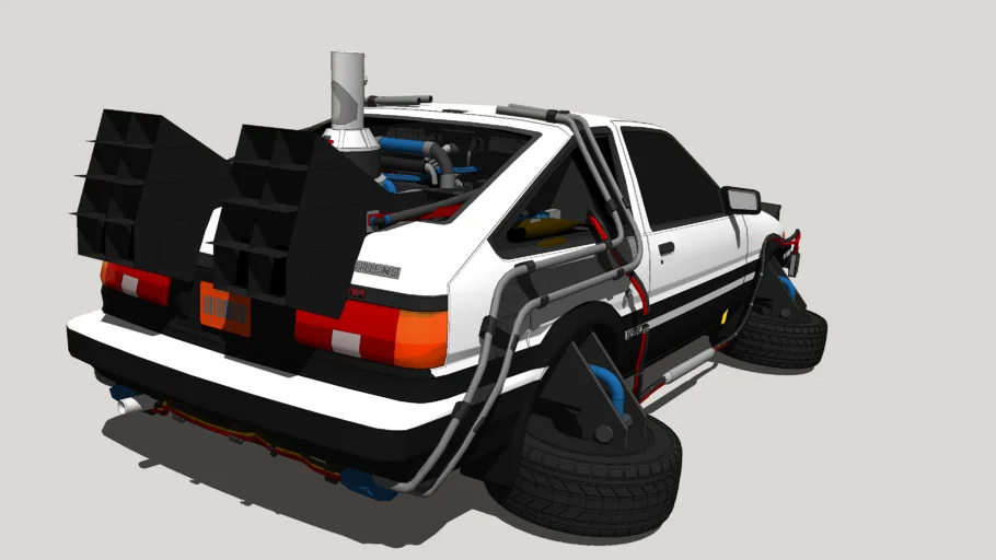 Toyota - AE86 (DMC DeLorean : Time Machine)
