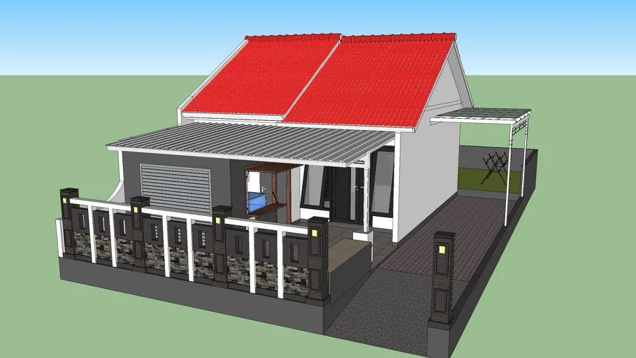 Rumah + Warung 8x15