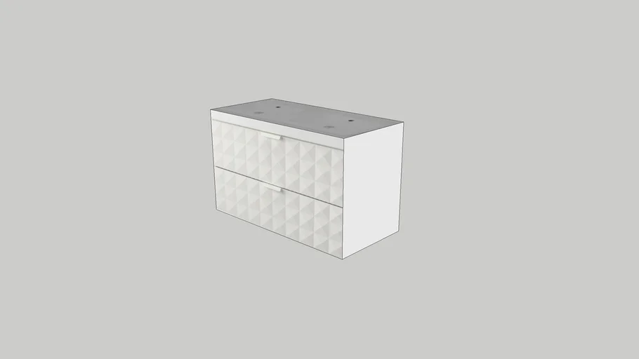 meuble ikea godmorgon blanc salle de bain