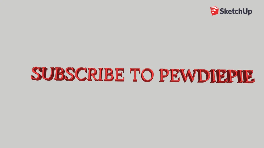 Subscribe to Pewdiepie