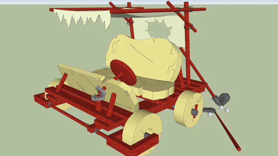 Flintstones' Golf cart