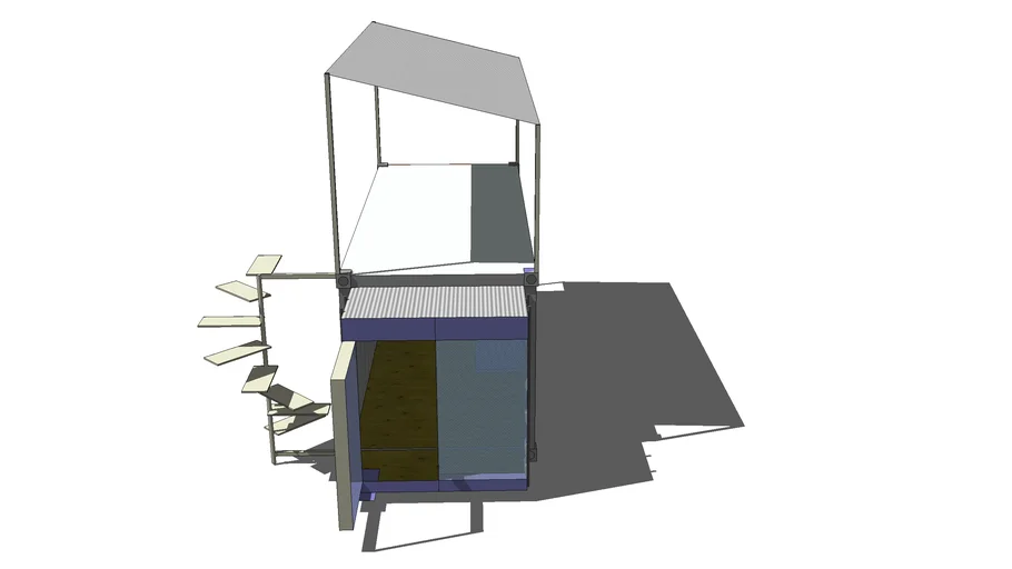 open-source shipping container house sketch1