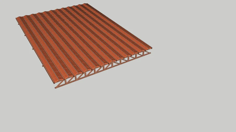 PERGOLA DE LADRILLO Y METAL