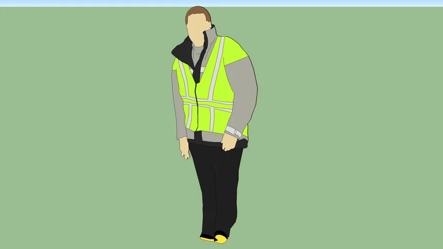 Man in Hi-Viz Jacket