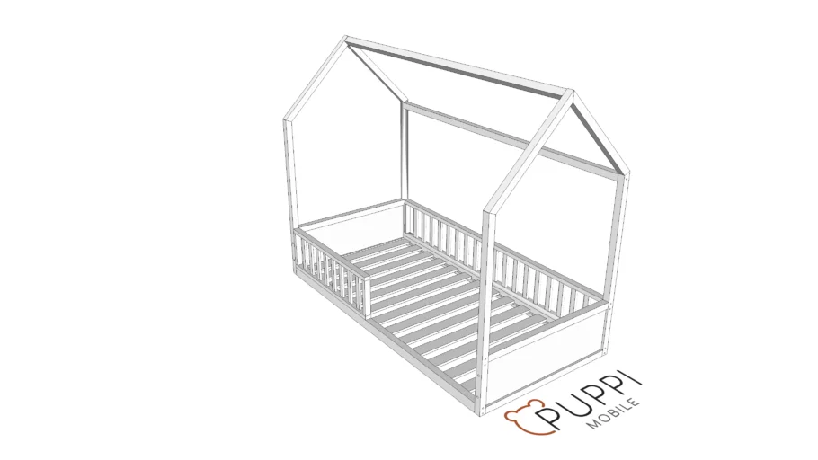 cama Montessori casinha puppi mobile