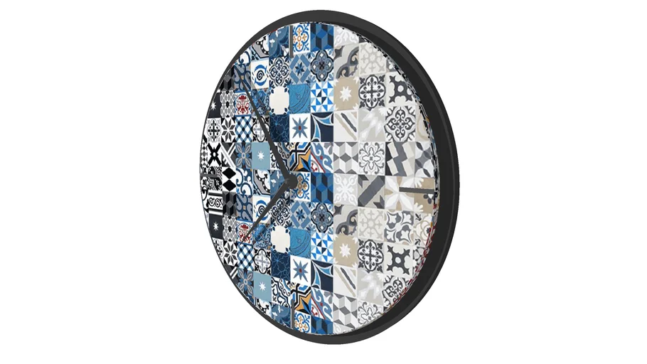 Colored Mosaic Clock
