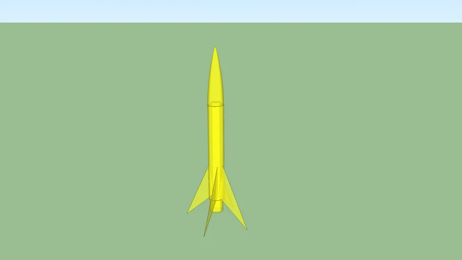 Golden Rocket. | 3D Warehouse