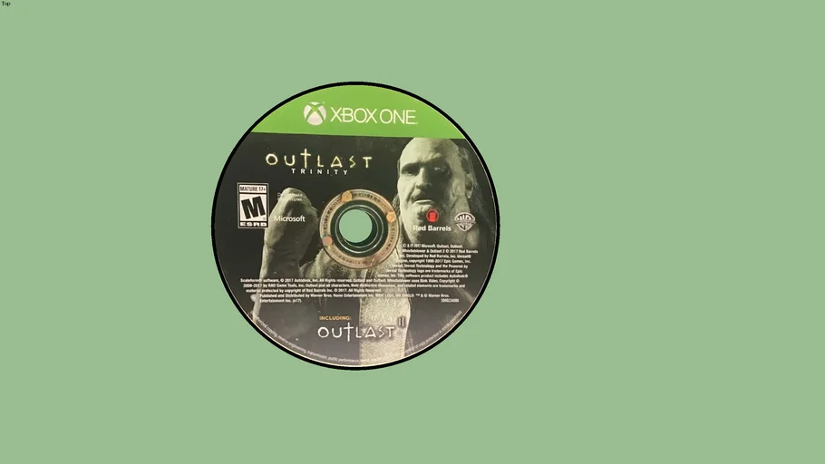 Outlast 2 Xbox One Disc