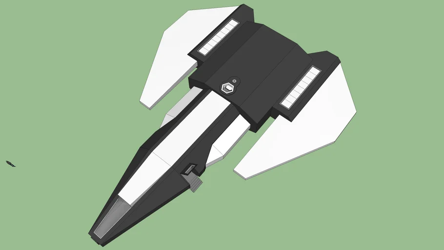 Cargo SpaceShip with Interior