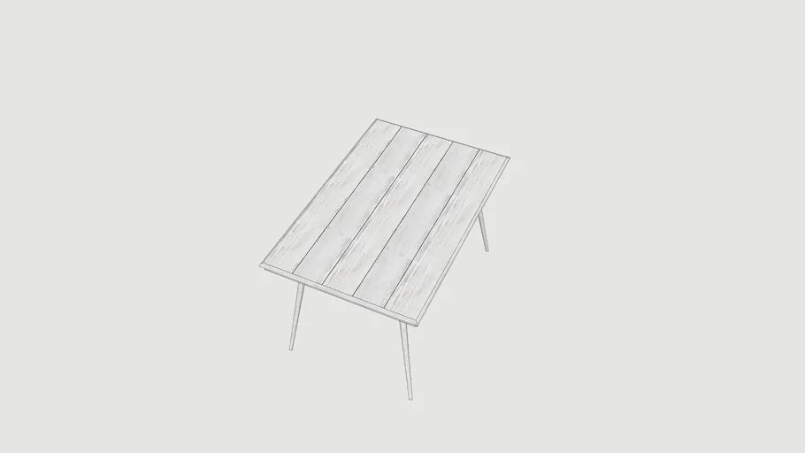 White Vintage Table